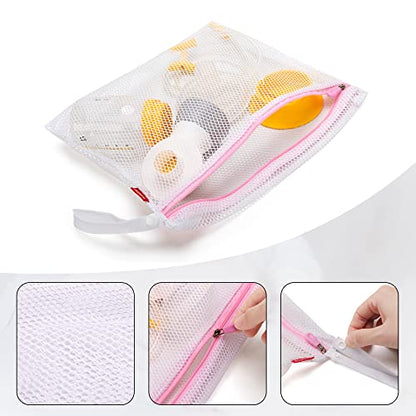 Damero Breast Pump Parts Bag, Pumping Bag with Waterproof Mat and Mesh Bag - color: Gray Arrow