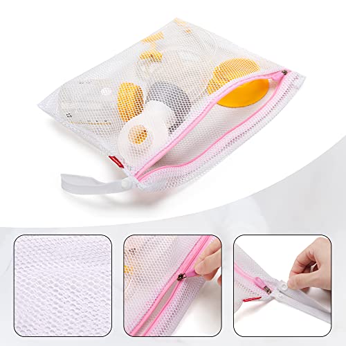 Damero Wearable Breast Pump Bag and Pump Parts Bag with Mat Bundle