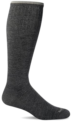 Sockwell Women's Circulator Moderate Graduated Compression Sock - color: Charcoal Solid, size: Small-Medium
