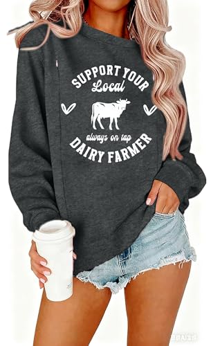 UNIQUEONE Nursing Sweatshirt Women Hidden Zip Breastfeeding Shirts - color: Grey, size: X-Large