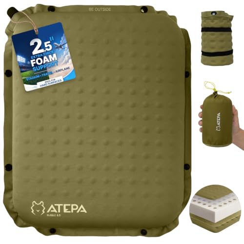 ATEPA Inflatable Seat Cushion - color: XL - 1 Pack Olive