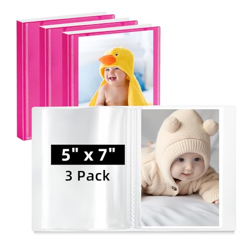 Vienrose Small Photo Album 3 Pack 4x6 Holds 52 Photos Each Pink - color: Pink, size: 4x6 (3 PK)