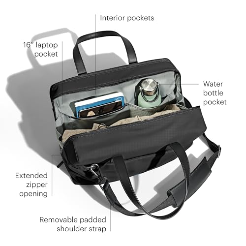Away The Everywhere Bag, Airline-Approved Carry-On Travel Bag - color: Jet Black