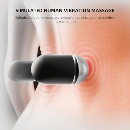 Lumbar Support Pillow Massage for Back Relaxation (Black)
