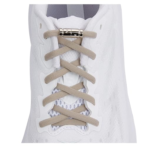 anan520 Tieless Elastic Shoe Laces, Elastic Shoelaces for Kids & Adults - color: 1grey