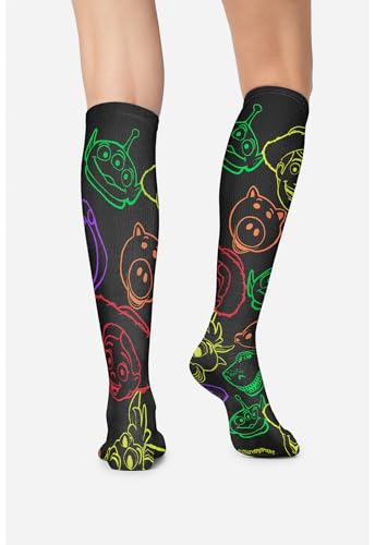 Cherokee Legwear Compression Socks for Women 10-15 mmHg (1-Pair Pack) - color: Andy's Friends, size: Plus