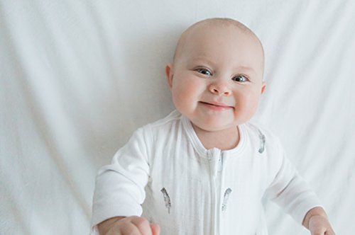 Amazing Baby Muslin Sleeping Sack - color: Little Feathers, size: Medium (6-12 Month)