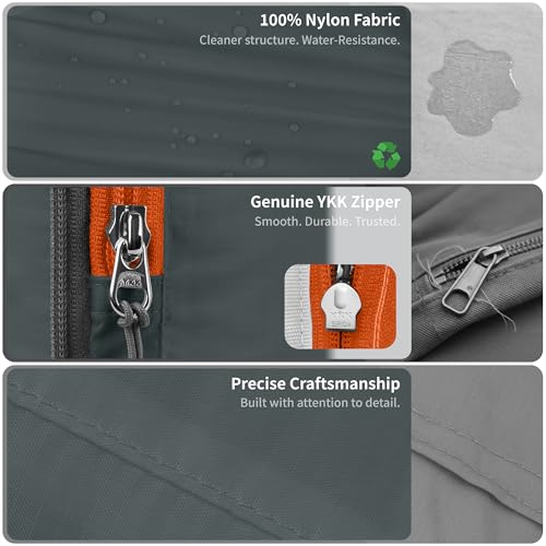 Cipway Compression Packing Cubes Set (Grey 3pcs) - color: Grey, size: 3PCS