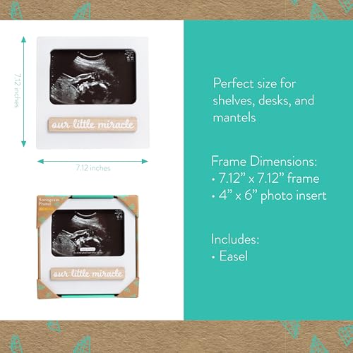 Kate & Milo Our Little Miracle Sonogram Photo Frame - color: Our Little Miracle Sono Frame