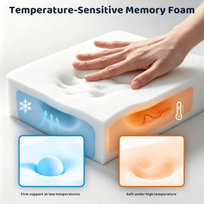 Ergonomic Memory Foma Car Seat Cushion Reducing Sciatica Pressure