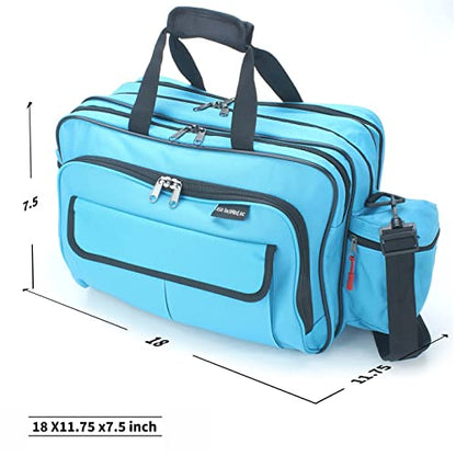 ASA TECHMED Nursing Bag with Compartments - color: Teal