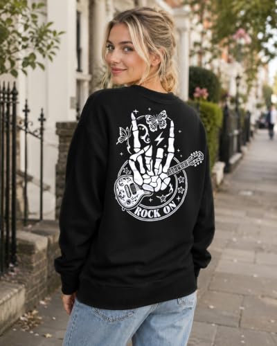 Women's Maternity Nursing Sweatshirt with Double Zipper for Breastfeeding - color: Rock-black, size: Medium