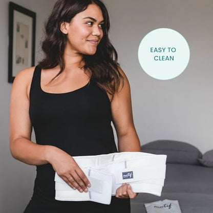 Motif Medical Pregnancy Back Brace (Small, White) - size: Small