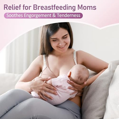 Comfytemp Breast Ice Packs, Postpartum Breastfeeding Essentials, 2Pack - size: 2 Count (Pack of 1)