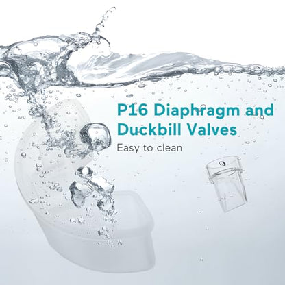 Paruu P16 Diaphragm & Valve Replacement, Only for P16 Wearable Breast Pump, 2 Pack Sets Original Accessories - size: 2 Pack Set