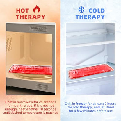 Perineal Ice Packs for Postpartum Recovery, Hot & Cold Postpartum Ice Packs - color: Red