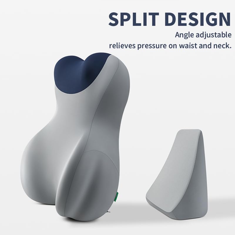 Reading Pillow for Adults, Bed Backrest Cushion, Back Support Pillow for Sitting Up, Removable Washable Cover, Wedge Pillow for Bed, Sofa, Couch, Floor Use
