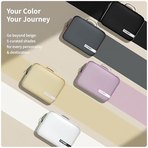 Cipway Packing Cubes for Travel 5 Set Vanilla Cream - color: Vanilla Cream