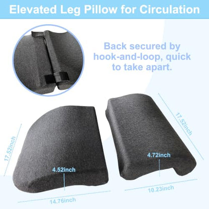 Leg Pillow Elevation Blood Circulation For After Surgery, Leg Wedge Pillow