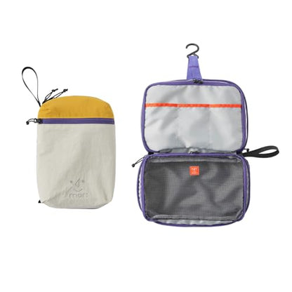 morning deer Medium Sized Toiletry Bag Travel Bag Wet-Dry with Hanging Hook
