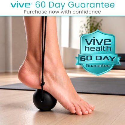 Vive Plantar Fasciitis Relief Lacrosse Ball – Massage Roller for Feet