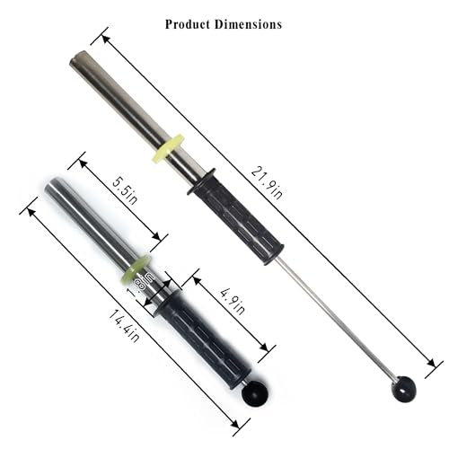 Magnetic Pickup Tool, 14.4" Stainless Steel Magnetic Wand