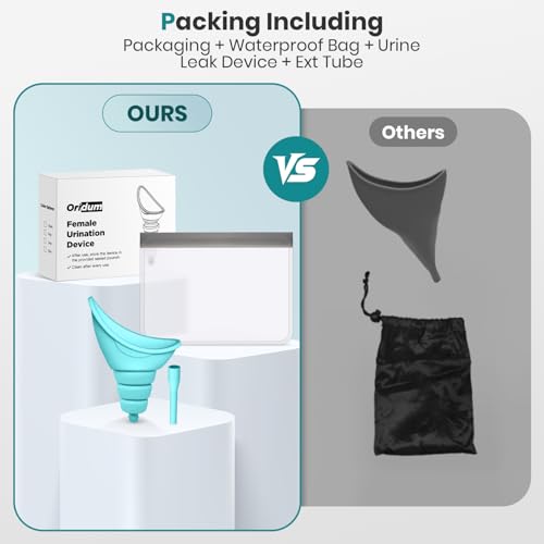 Portable Female Urinal, Silicone Pee Funnel, Splash‑Free Stand‑to‑Pee