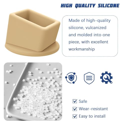 Bittwee Seat Belt Buckle Holder Car Seatbelt Fixer, Beige - color: Beige