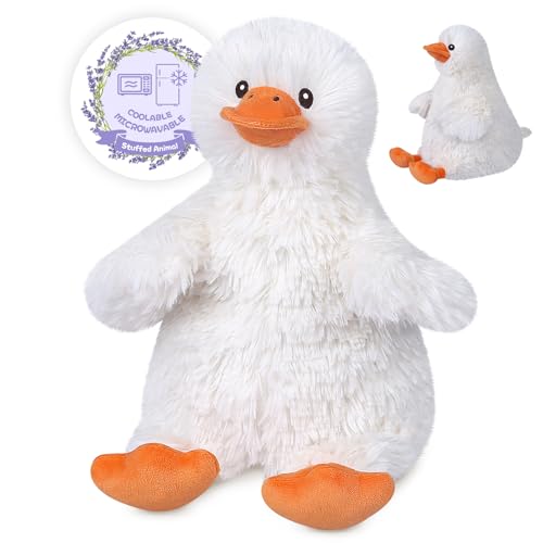 SuzziPals Microwavable Duck Stuffed Animal Heating Pad for Period Cramps - style: Duck