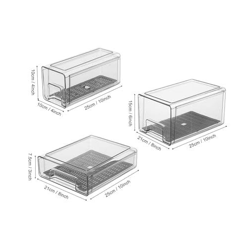 Refrigerator Organizers and Storage Drawers (Complete Set)