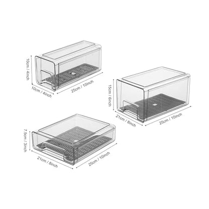 Refrigerator Organizers and Storage Drawers (Complete Set)