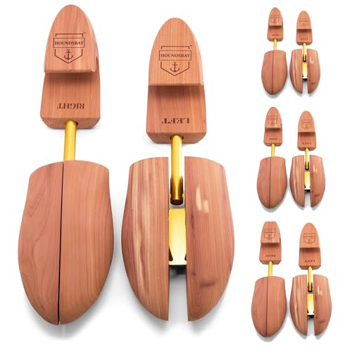 HOUNDSBAY Cedar Shoe Tree, Shoe Trees for Men & Women - Shaper & Stretcher - size: XX-Large / 13.5 - 15 US