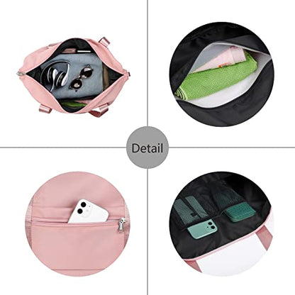 NPBAG Women Travel Duffel, Multi Functional Large Expandable Weekender Carry-on Tote, Gym Workout Overnight Bag, Mommy Hospital Bag for Labor and Delivery - color: Basic-Tie Dye, style: Basic Version