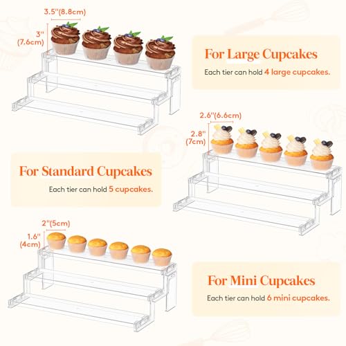 Lifewit 14″ Spice Rack, Perfume Cologne Stand, Tool-Free Assembly, 1 Pcs - color: Clear, size: 14″3-Tier,1 pc