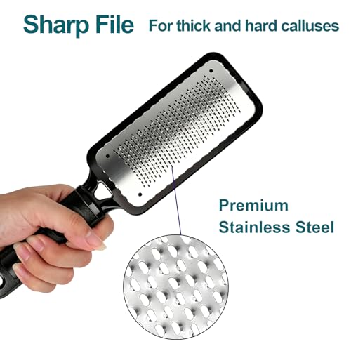 Foot File Set - Professional Stainless Steel Foot Scrubber