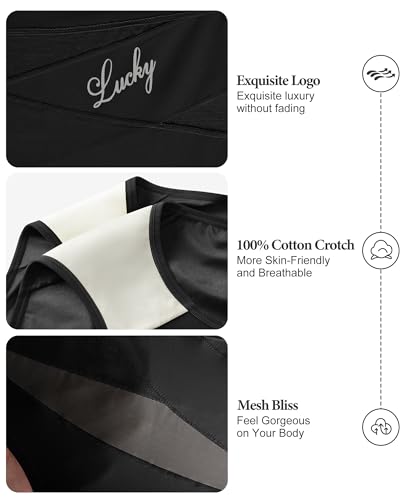 Womens Tummy Control Underwear High Waisted Shapewear 4/5 Pack - color: Black, size: Medium