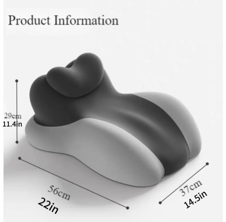 Intimate Memory Foam Wedge Pillow, Ergonomic Support Cushion for Couples - color: Blue
