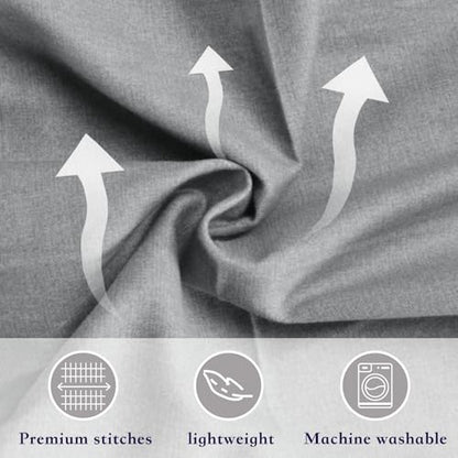 Pregnancy Pillow Cover (ONLY Pillowcase) - G Shaped Pillow Case - Maternity Body Pillow Cover - Removable Soft Cotton Cover (Grey) - color: Grey