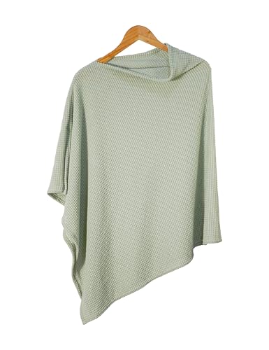 Green Nursing Cover Up for Breastfeeding, Privacy Poncho - color: Green