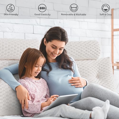 EUHAMS Headboard Pillow Full with Neck Roll, Triangular Backrest Pillow - color: White, size: Full