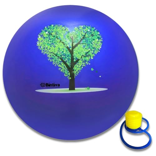 bintiva Exercise Ball - color: Stabilizing Sand - Blue, size: XS (40-45cm)