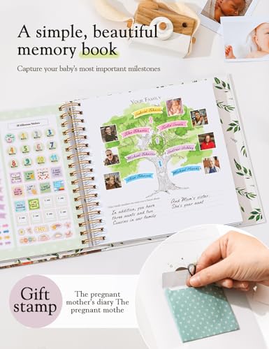 Baby Book Keepsake for Baby Gift,Baby Memory Book Scrapbook,fox - color: fox