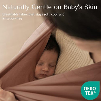 Konssy Rayon Made from Bamboo Nursing Cover for Breastfeeding - color: Chestnut
