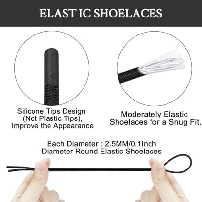 Endoto Shoe Laces for On Cloud Replacement Shoelaces Strings - color: Black, size: 26Inch