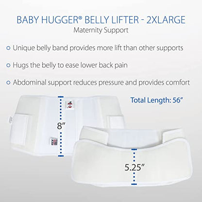 Maternity Support Belt for Pregnancy Belly & Lower Back Support, 2XL - size: XXLarge