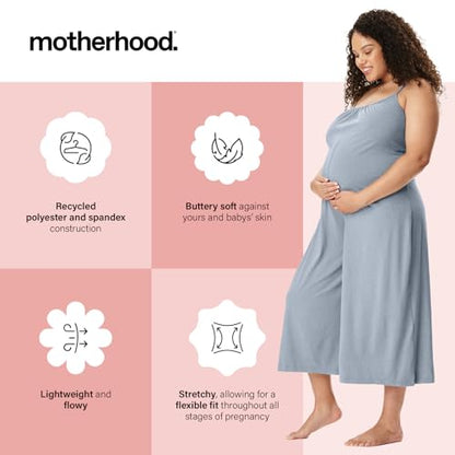 Motherhood Maternity Women's Lounge Romper - color: Heather Grey, size: Medium