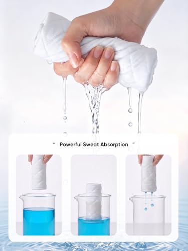 20PCS Cotton Bra Liners to Absorb Sweat Under Breast, Unisex, 21.65×3.94in - color: White 20pcs 21.65*3.94in