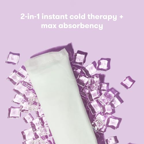 Frida Mom 2-in-1 Postpartum Pads, Absorbent Perineal Ice Maxi Pads, Instant Cold Therapy Packs and Maternity Pad in One (Pack of 3) - size: 8 Count (Pack of 3)