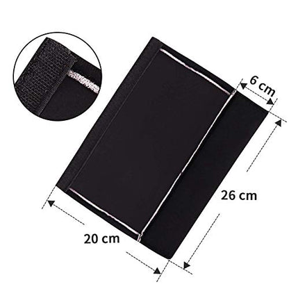 COOLBEBE Car Seat Straps Shoulder Pads for Baby Kids - color: Black, size: Small