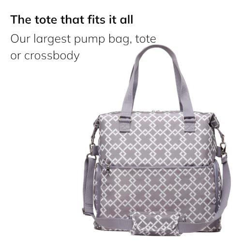 Sarah Wells Lizzy Breast Pump Tote (Gray) - color: Gray